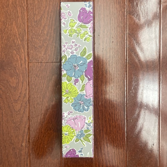 Vera Bradley Pencil Box Set in Watercolor Gray - Picture 3 of 9
